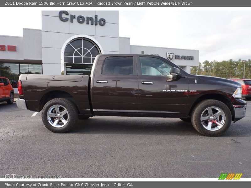 Rugged Brown Pearl / Light Pebble Beige/Bark Brown 2011 Dodge Ram 1500 Big Horn Crew Cab 4x4