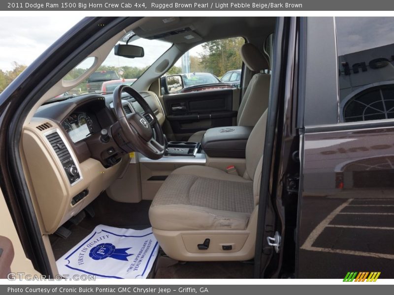 Rugged Brown Pearl / Light Pebble Beige/Bark Brown 2011 Dodge Ram 1500 Big Horn Crew Cab 4x4