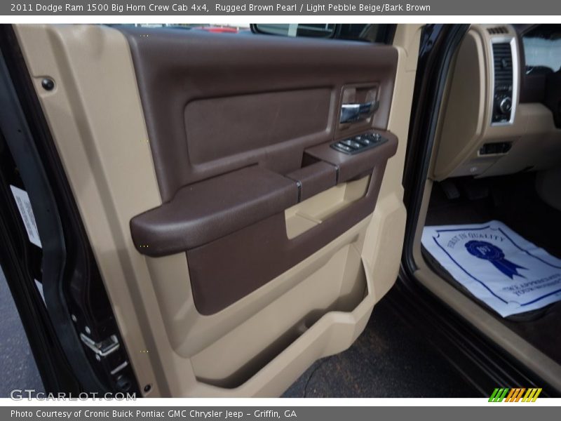 Rugged Brown Pearl / Light Pebble Beige/Bark Brown 2011 Dodge Ram 1500 Big Horn Crew Cab 4x4