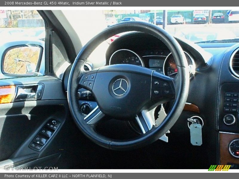 Iridium Silver Metallic / Black 2008 Mercedes-Benz GL 450 4Matic