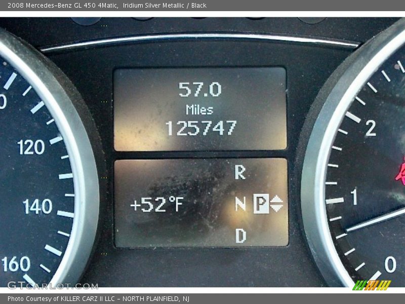 Iridium Silver Metallic / Black 2008 Mercedes-Benz GL 450 4Matic