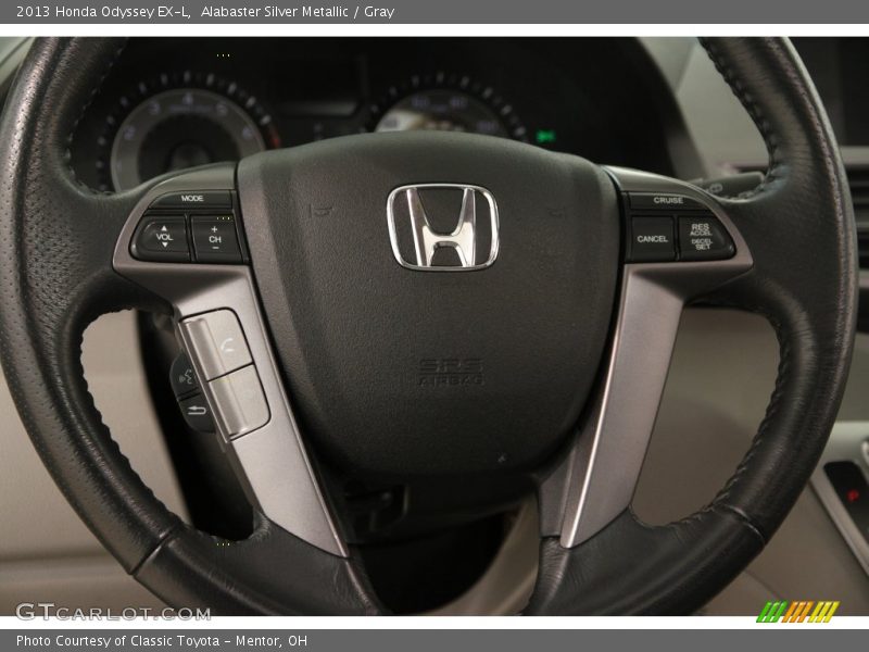 Alabaster Silver Metallic / Gray 2013 Honda Odyssey EX-L