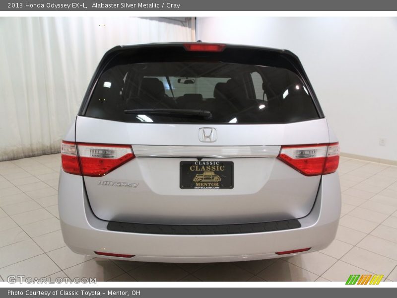 Alabaster Silver Metallic / Gray 2013 Honda Odyssey EX-L