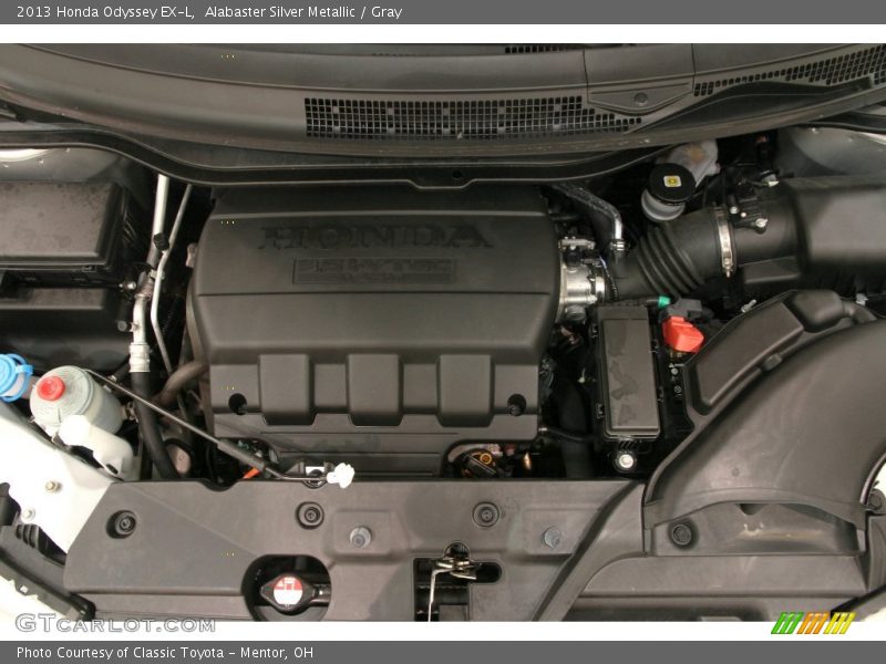 Alabaster Silver Metallic / Gray 2013 Honda Odyssey EX-L