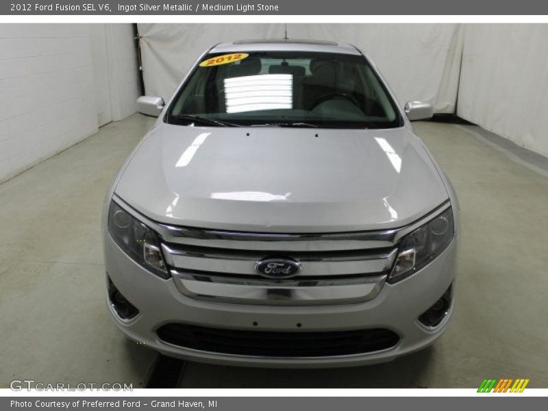 Ingot Silver Metallic / Medium Light Stone 2012 Ford Fusion SEL V6