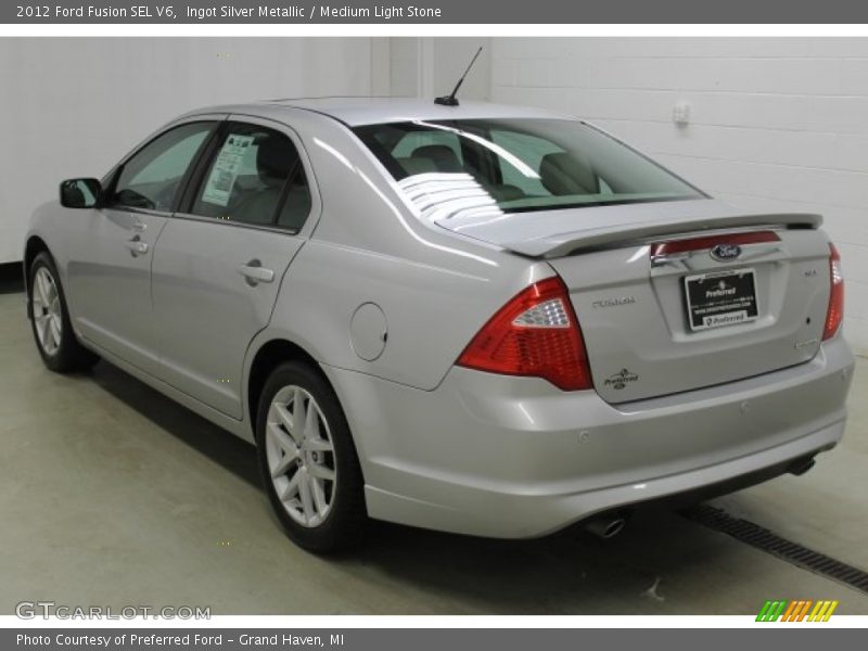 Ingot Silver Metallic / Medium Light Stone 2012 Ford Fusion SEL V6