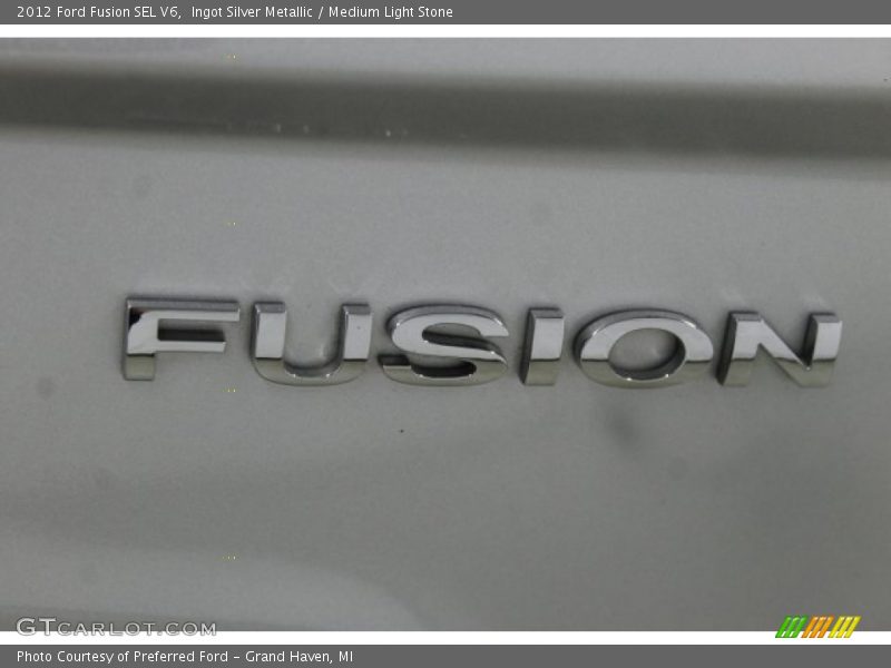 Ingot Silver Metallic / Medium Light Stone 2012 Ford Fusion SEL V6