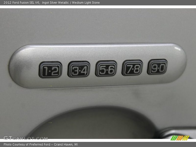 Ingot Silver Metallic / Medium Light Stone 2012 Ford Fusion SEL V6
