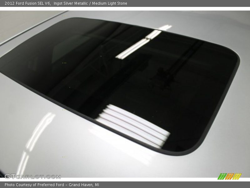 Ingot Silver Metallic / Medium Light Stone 2012 Ford Fusion SEL V6