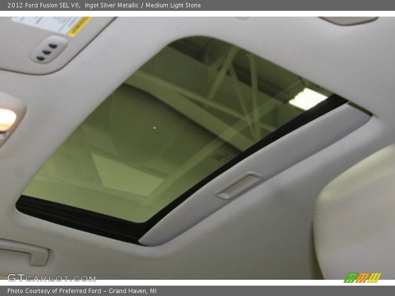 Ingot Silver Metallic / Medium Light Stone 2012 Ford Fusion SEL V6