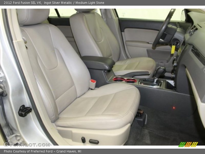 Ingot Silver Metallic / Medium Light Stone 2012 Ford Fusion SEL V6