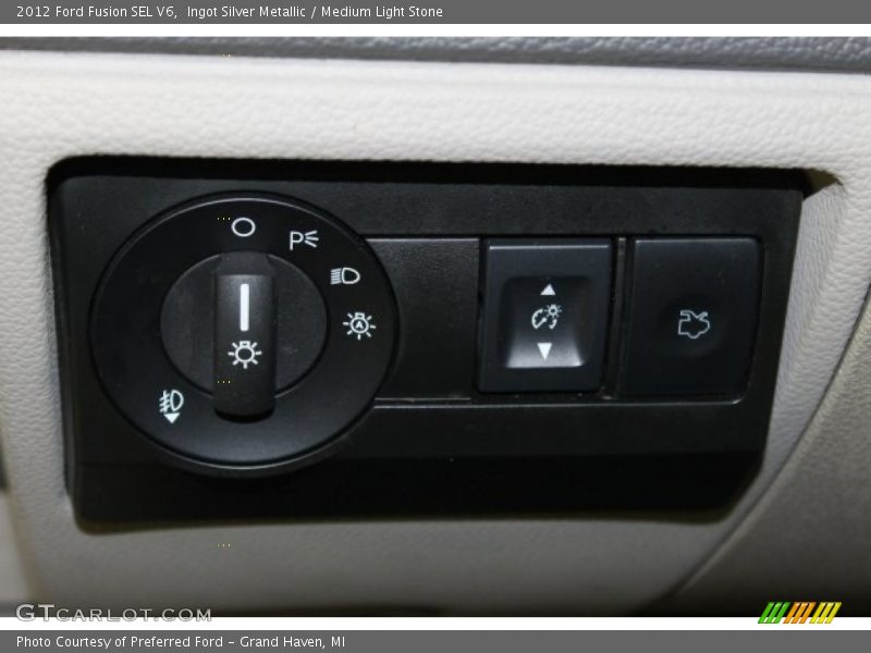 Ingot Silver Metallic / Medium Light Stone 2012 Ford Fusion SEL V6