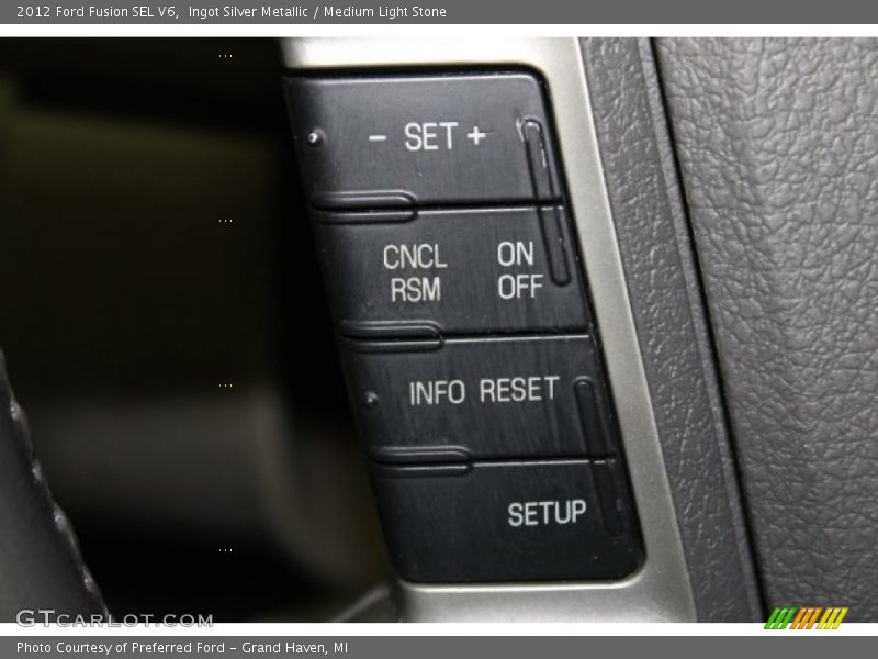 Ingot Silver Metallic / Medium Light Stone 2012 Ford Fusion SEL V6