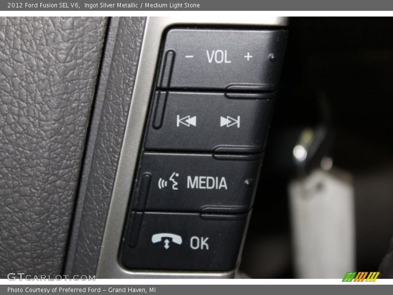 Ingot Silver Metallic / Medium Light Stone 2012 Ford Fusion SEL V6