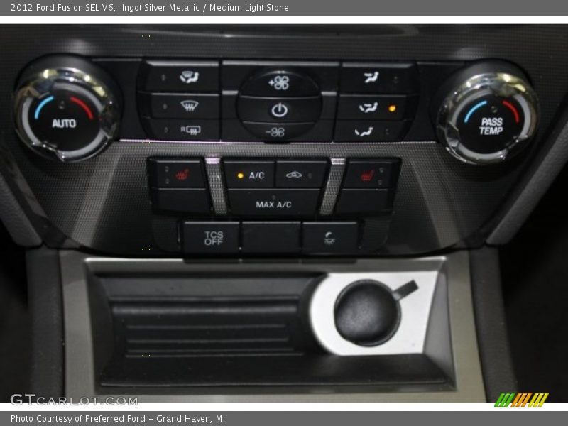 Ingot Silver Metallic / Medium Light Stone 2012 Ford Fusion SEL V6