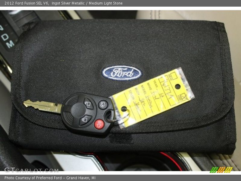 Ingot Silver Metallic / Medium Light Stone 2012 Ford Fusion SEL V6