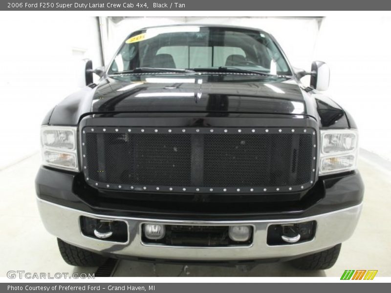 Black / Tan 2006 Ford F250 Super Duty Lariat Crew Cab 4x4