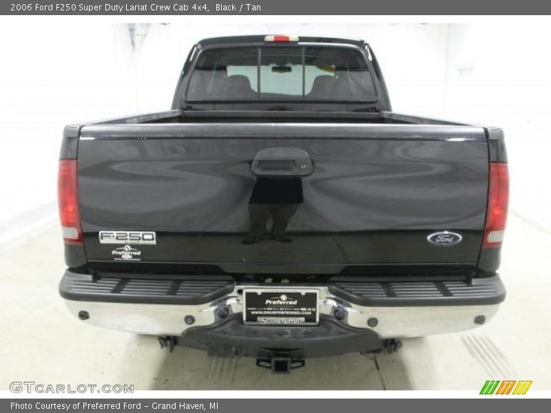 Black / Tan 2006 Ford F250 Super Duty Lariat Crew Cab 4x4