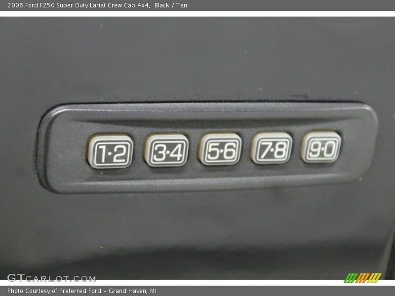 Black / Tan 2006 Ford F250 Super Duty Lariat Crew Cab 4x4