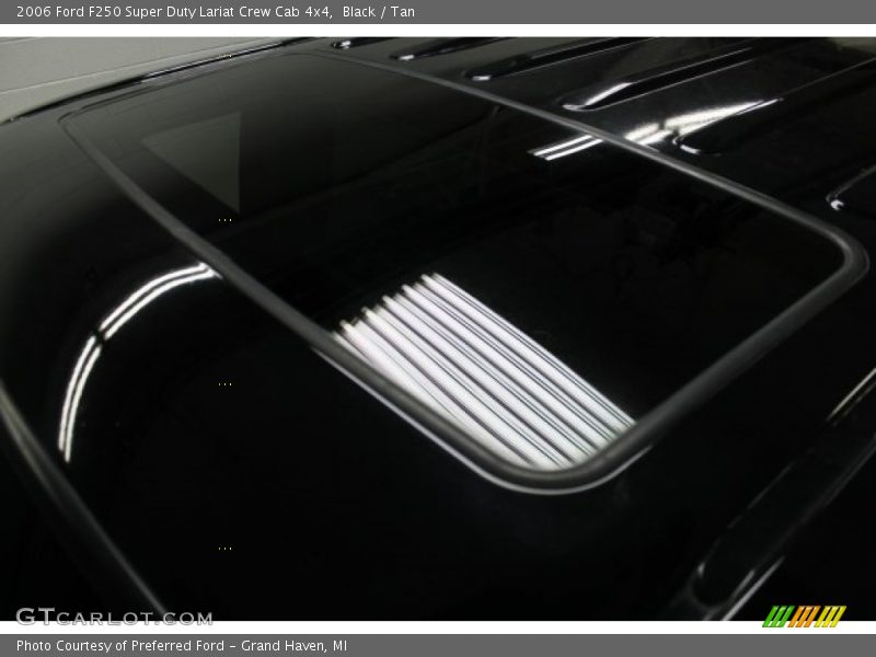Black / Tan 2006 Ford F250 Super Duty Lariat Crew Cab 4x4