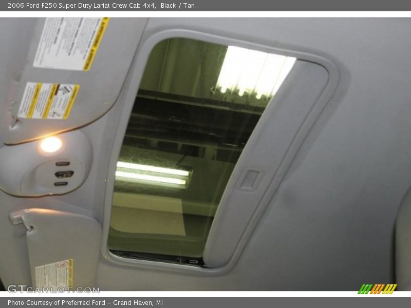 Black / Tan 2006 Ford F250 Super Duty Lariat Crew Cab 4x4