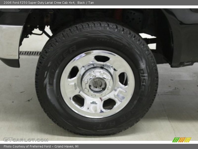 Black / Tan 2006 Ford F250 Super Duty Lariat Crew Cab 4x4