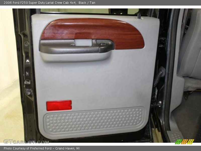 Black / Tan 2006 Ford F250 Super Duty Lariat Crew Cab 4x4