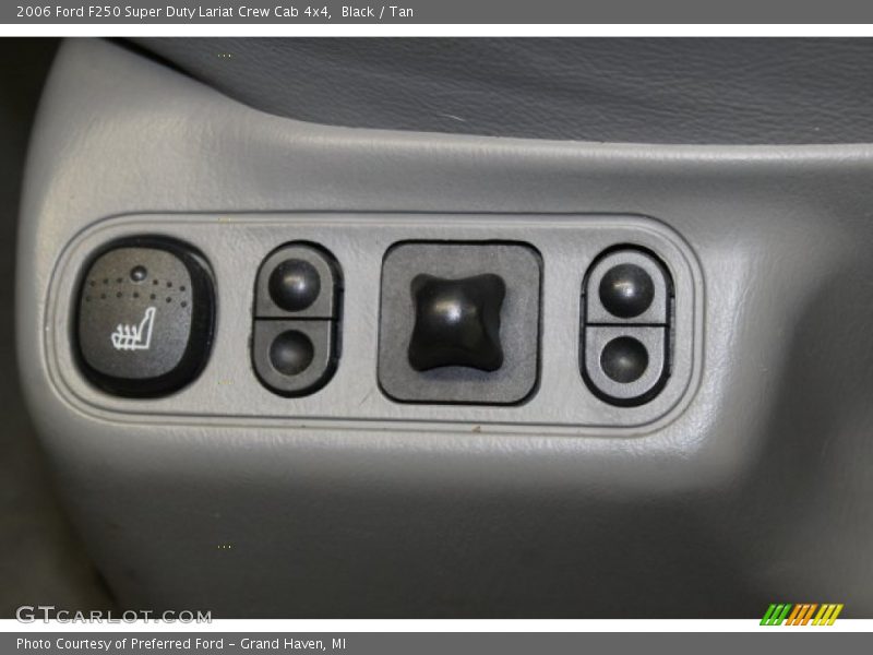 Black / Tan 2006 Ford F250 Super Duty Lariat Crew Cab 4x4