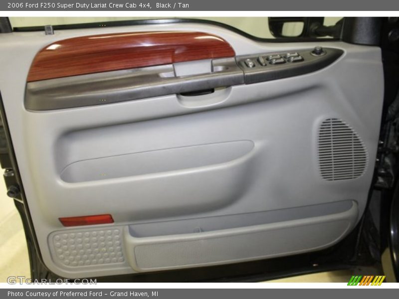 Black / Tan 2006 Ford F250 Super Duty Lariat Crew Cab 4x4