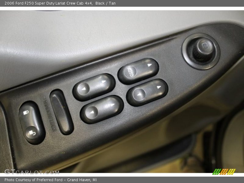 Black / Tan 2006 Ford F250 Super Duty Lariat Crew Cab 4x4