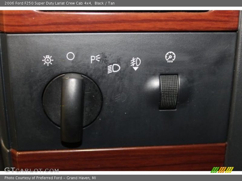 Black / Tan 2006 Ford F250 Super Duty Lariat Crew Cab 4x4