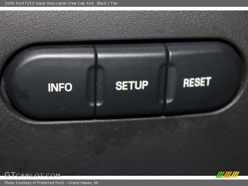Black / Tan 2006 Ford F250 Super Duty Lariat Crew Cab 4x4