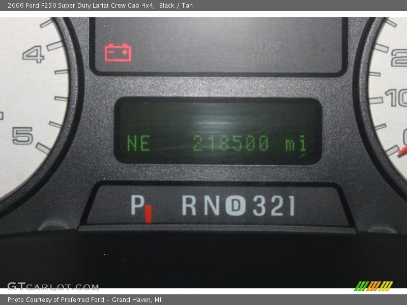 Black / Tan 2006 Ford F250 Super Duty Lariat Crew Cab 4x4