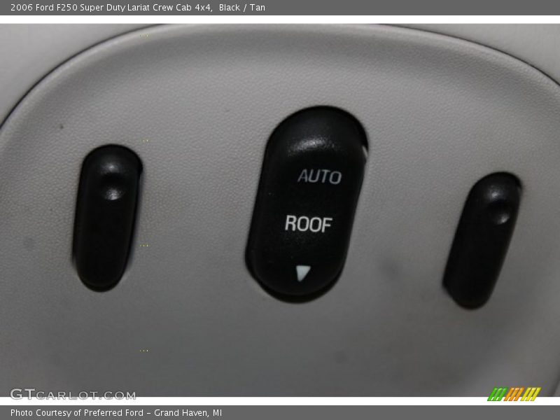 Black / Tan 2006 Ford F250 Super Duty Lariat Crew Cab 4x4