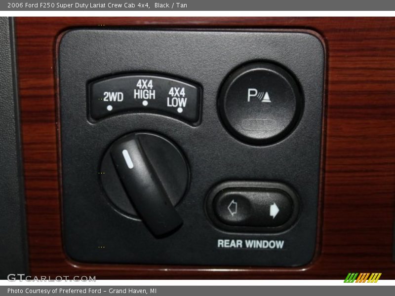 Black / Tan 2006 Ford F250 Super Duty Lariat Crew Cab 4x4