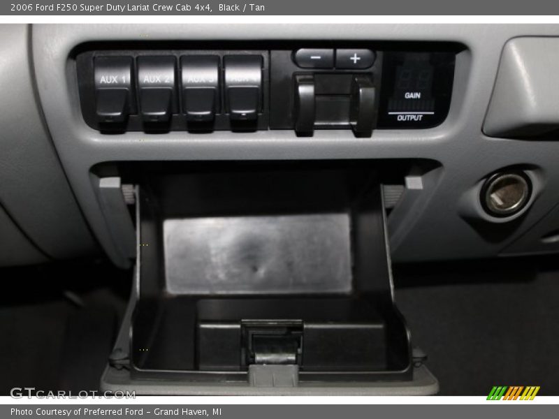 Black / Tan 2006 Ford F250 Super Duty Lariat Crew Cab 4x4