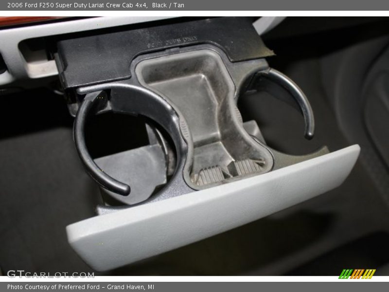 Black / Tan 2006 Ford F250 Super Duty Lariat Crew Cab 4x4