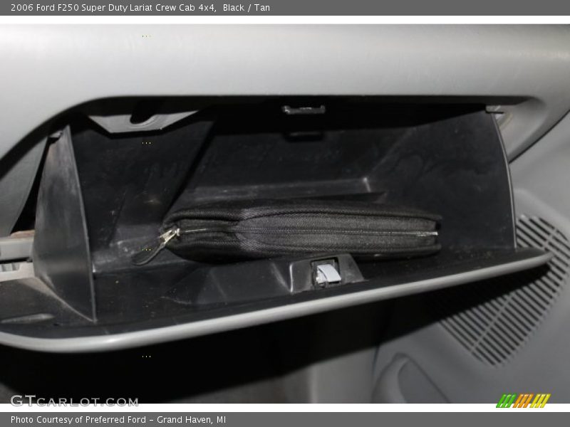 Black / Tan 2006 Ford F250 Super Duty Lariat Crew Cab 4x4