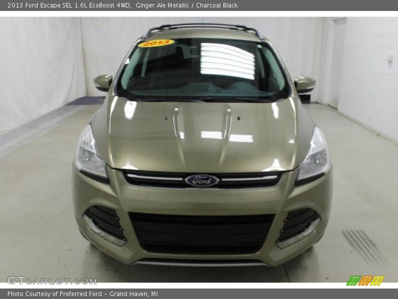 Ginger Ale Metallic / Charcoal Black 2013 Ford Escape SEL 1.6L EcoBoost 4WD