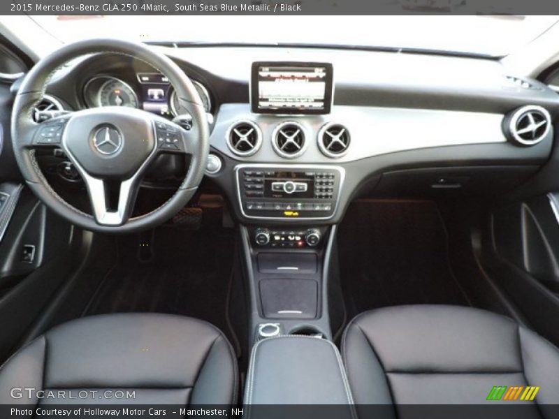 South Seas Blue Metallic / Black 2015 Mercedes-Benz GLA 250 4Matic