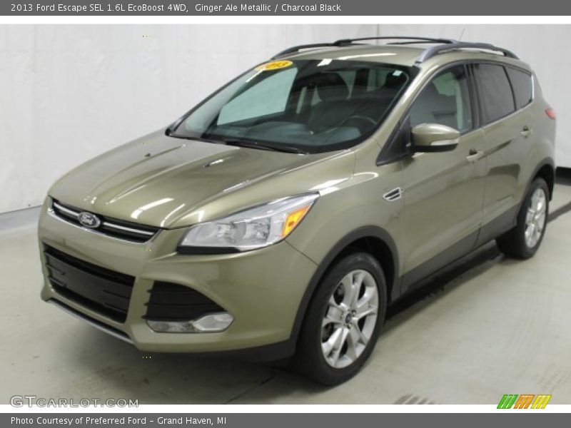 Ginger Ale Metallic / Charcoal Black 2013 Ford Escape SEL 1.6L EcoBoost 4WD