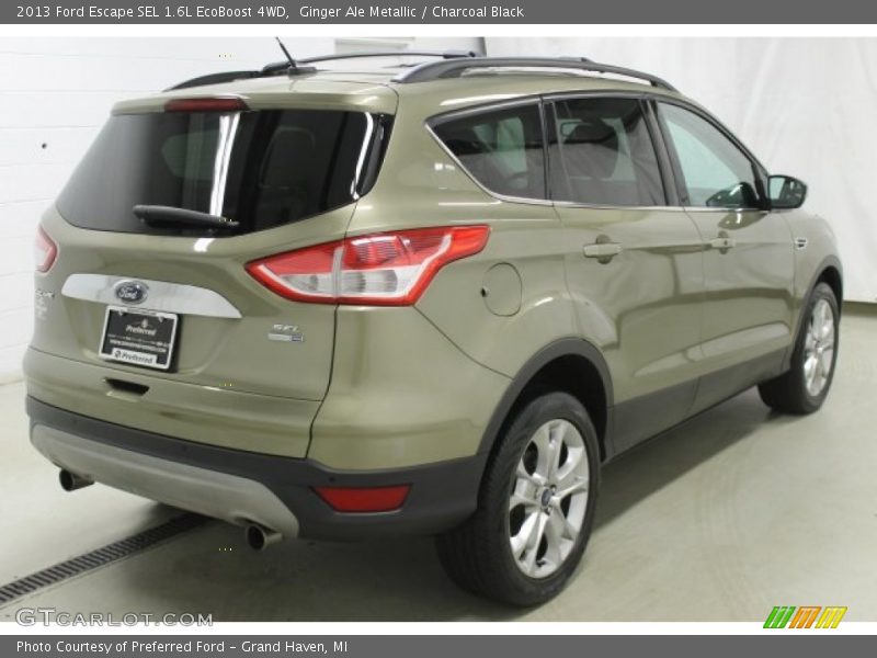 Ginger Ale Metallic / Charcoal Black 2013 Ford Escape SEL 1.6L EcoBoost 4WD