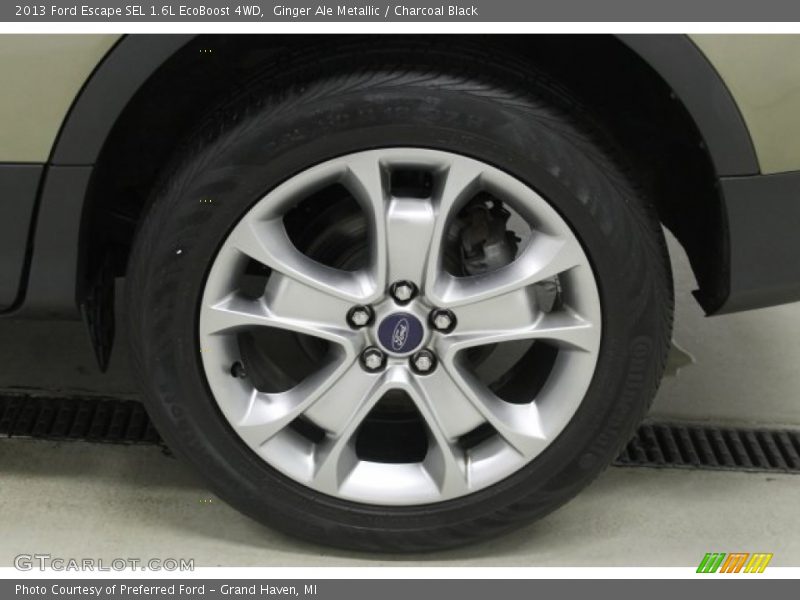 Ginger Ale Metallic / Charcoal Black 2013 Ford Escape SEL 1.6L EcoBoost 4WD