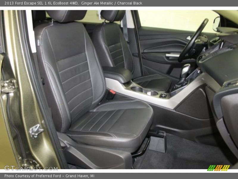 Ginger Ale Metallic / Charcoal Black 2013 Ford Escape SEL 1.6L EcoBoost 4WD