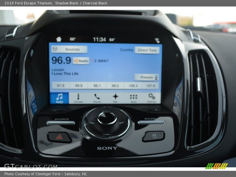 Shadow Black / Charcoal Black 2016 Ford Escape Titanium