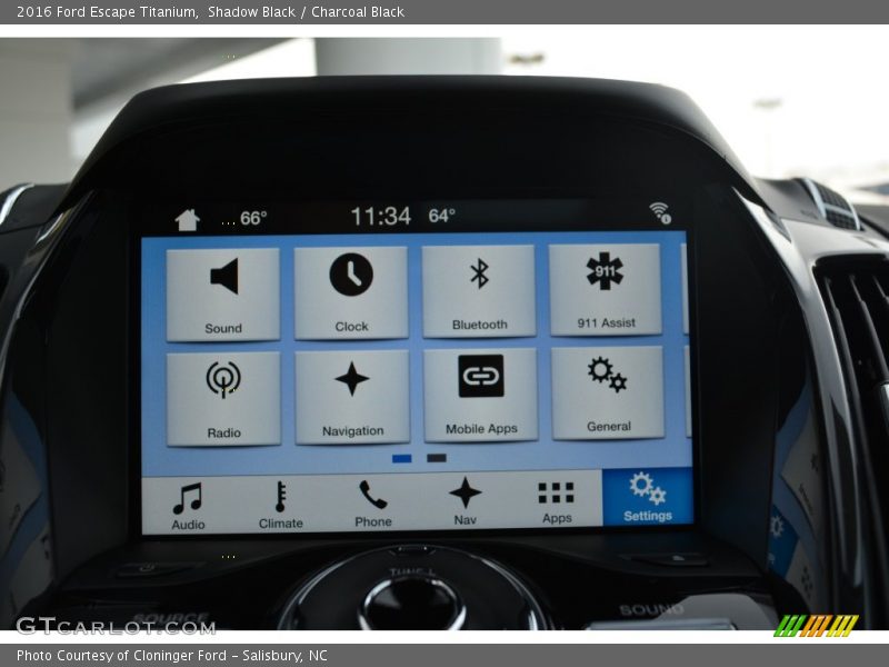 Shadow Black / Charcoal Black 2016 Ford Escape Titanium
