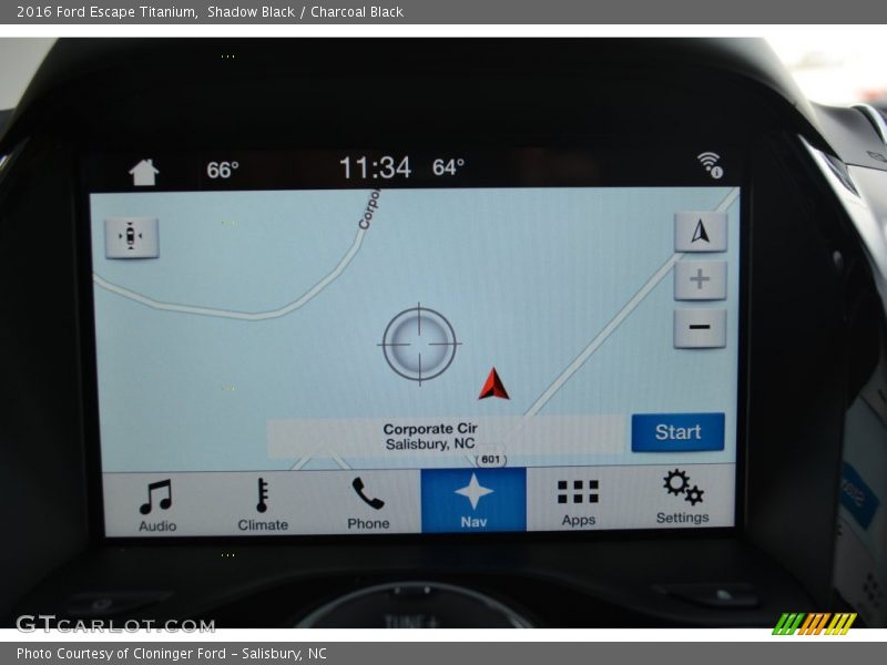 Shadow Black / Charcoal Black 2016 Ford Escape Titanium