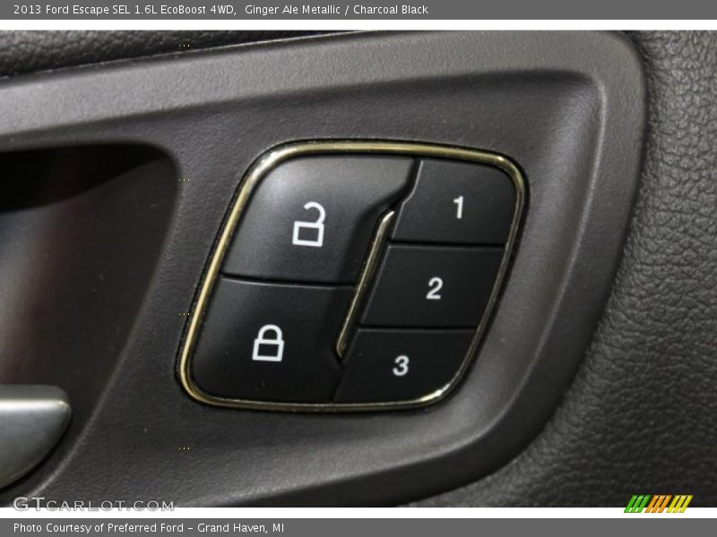 Ginger Ale Metallic / Charcoal Black 2013 Ford Escape SEL 1.6L EcoBoost 4WD