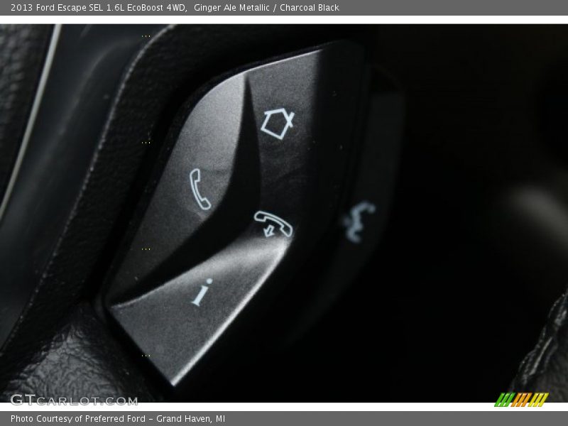Ginger Ale Metallic / Charcoal Black 2013 Ford Escape SEL 1.6L EcoBoost 4WD