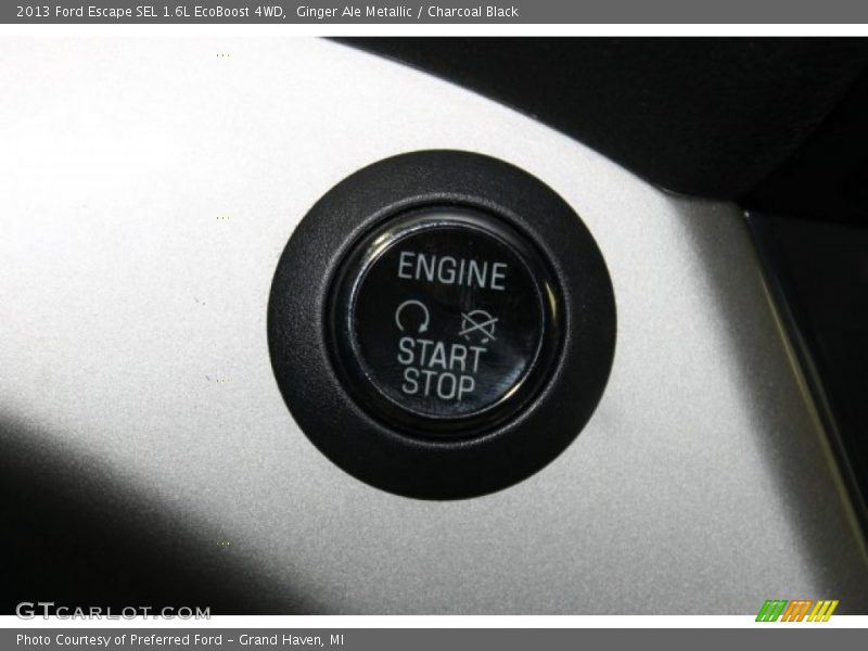Ginger Ale Metallic / Charcoal Black 2013 Ford Escape SEL 1.6L EcoBoost 4WD